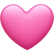 Pink heart sticker