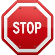 stop sign  sticker