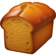 Pumpkin bread sticker