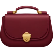Burgundy purse sticker