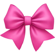 Pink bows sticker