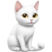 White cat coquette  sticker