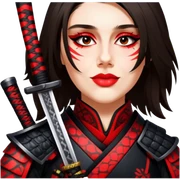 Daring Samurai sticker