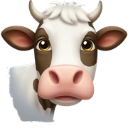  Cow sticker