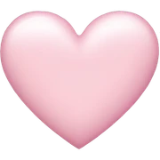 Light pink heart sticker