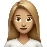 Light brown hair woman sticker