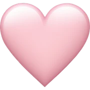 Light pink heart sticker