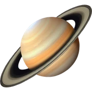 Saturn planet sticker