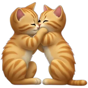 Kitten kiss sticker