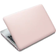 Light pink laptop sticker