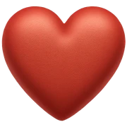 Red heart sticker