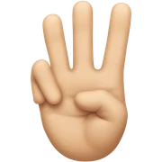 3 fingers  sticker
