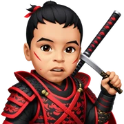 Daring Samurai sticker