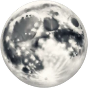 Beautiful moon sticker