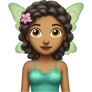 Latina girl fairy sticker