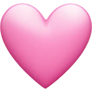 Pink heart sticker
