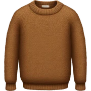 Brown sweater sticker