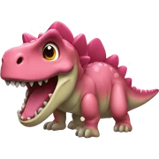 dino rosa  sticker