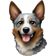 Blue heeler  sticker