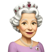 The Queen of England  sticker