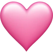 Pink heart sticker
