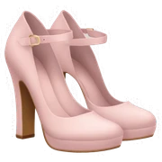 Pastel pink heels  sticker