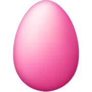 Pink egg  sticker