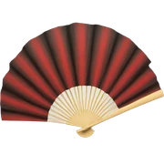 Hand fan sticker
