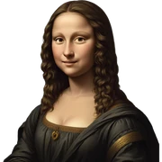 smiling girl in fine art sticker