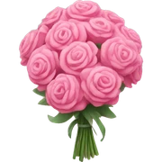 pink bouquet sticker