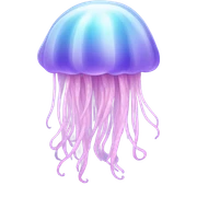 Cotton candy jellyfish  sticker