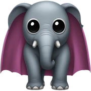 Batman elephant sticker