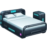 Cyberpunk bed sticker