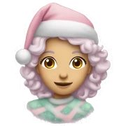 pastel christmas sticker