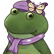 lilac butterfly  sticker
