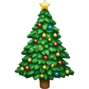 Christmas tree sticker