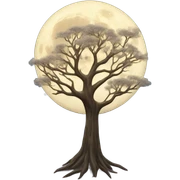 Moon Tree sticker