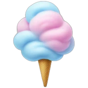 cotton candy sticker