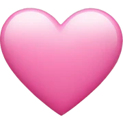 Pink heart sticker