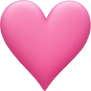 pink heart sticker