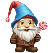 gnome with candy’s  sticker