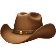 Cowboy hat sticker