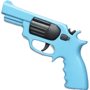 baby blue gun sticker
