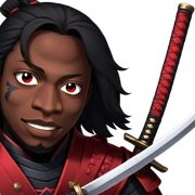 Fierce Samurai sticker