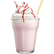 peppermint milkshake sticker