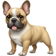 French bulldog sticker