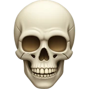 Skull sticker