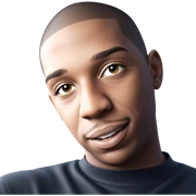 buzz cut boy portrait meme sticker