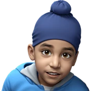 meme boy with blue headwear sticker