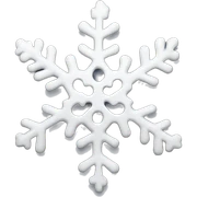Melting snowflake sticker
